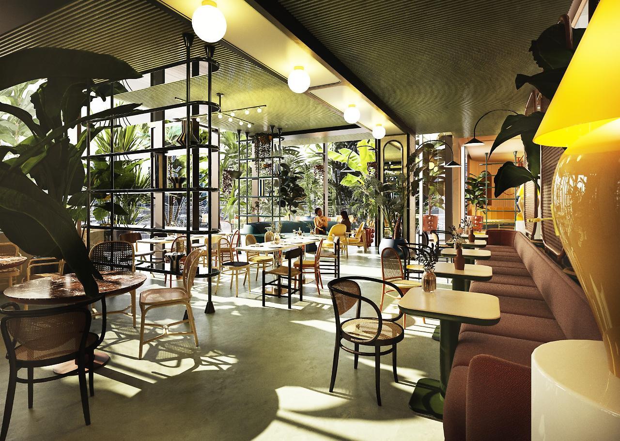 The Standard, Bangkok Mahanakhon Bagian luar foto Interior of the restaurant